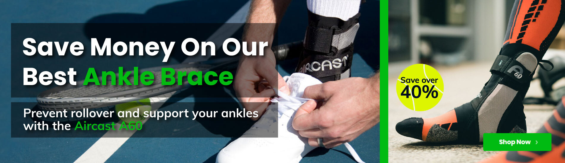 Save 40% on the Aircast A60 Ankle Support