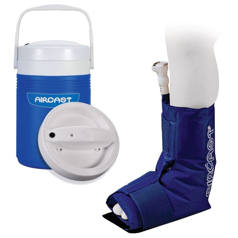 Aircast Cryo Ankle Cuff with Automatic Cold Therapy IC Cooler Unit ...