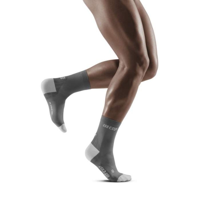 CEP Men's Grey Ultralight Compression Socks - Think Sport