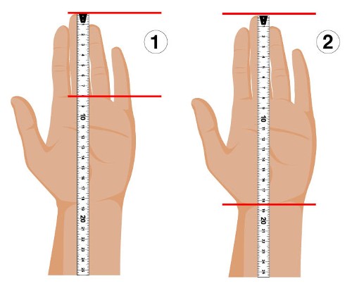 how to measure your hand