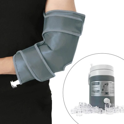 Promedics Cryotherapy Cooler and Elbow Wrap Bundle for Exercise and Rehabilitation