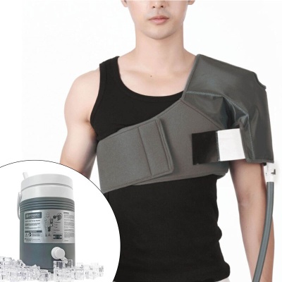 Promedics Cryotherapy Cooler and Shoulder Wrap Bundle for Exercise and Rehabilitation