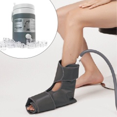 Promedics Cryotherapy Cooler and Ankle Wrap Bundle for Exercise and Rehabilitation